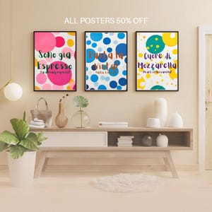 Italian Polka Dot Puns Wall Art Digital