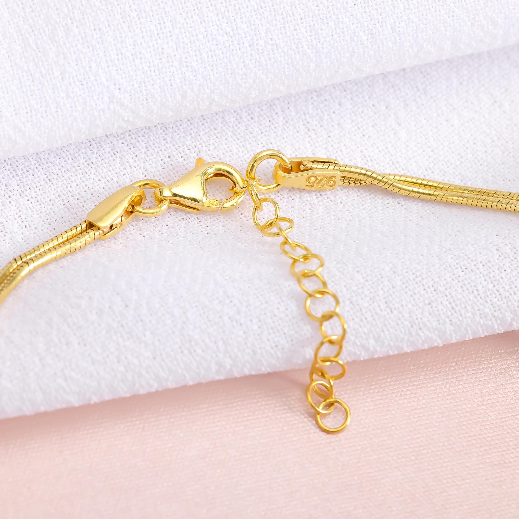 Bracciale Amicizia Con Nodo Dell'Amore In Acciaio Al Titanio - Catena Serpente Con Biglietto - Regalo Per Migliore Amica - 3