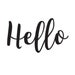 Hello Svg, Script SVG, Hello Cursive Svg, Hand Lettered Svg Cut File ...
