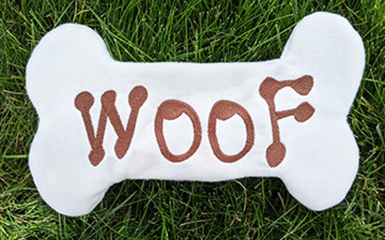 bone toy machine embroidery design for dogs