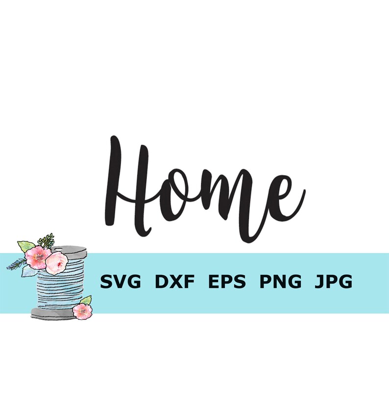 Free Free 172 Cursive Home Svg SVG PNG EPS DXF File