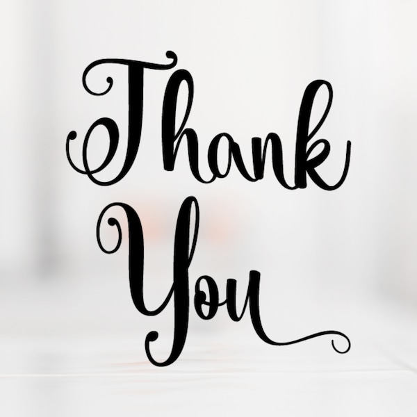 Thank You Sign - Etsy