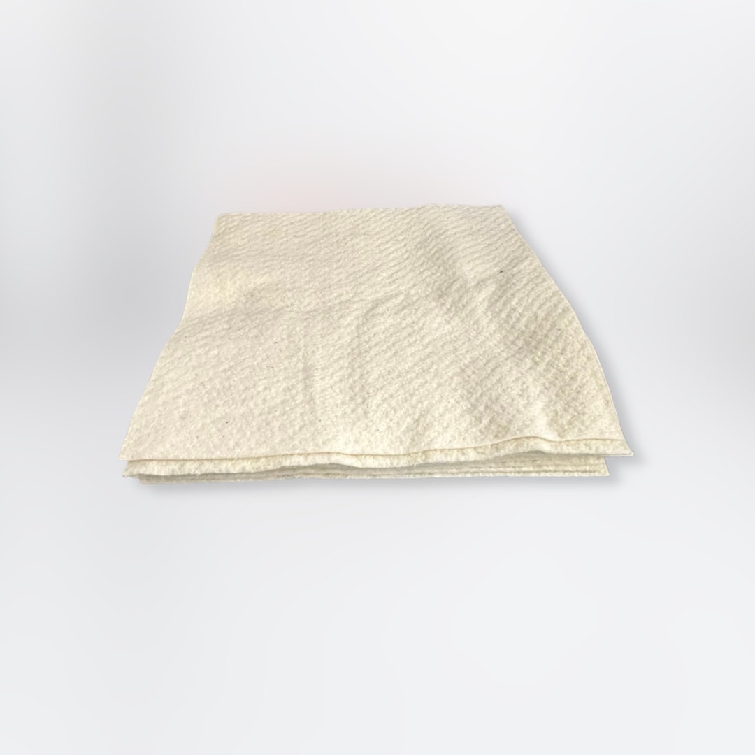 10 Precut Batting Squares for Quilt as You Go Projects, 12 Warm 100 With Cotton Scrim Batting