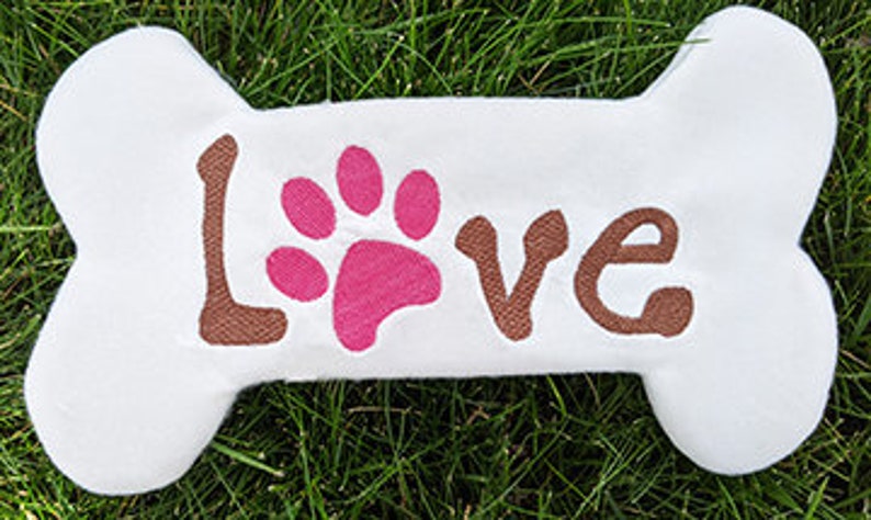 dog toy machine embroidery design