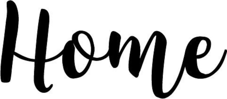 Home Svg for Cricut. Home Script Svg Cut File. Home Cursive - Etsy UK
