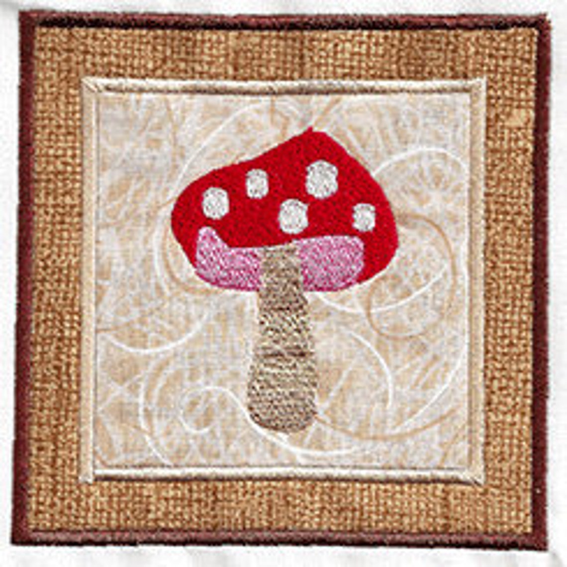 Cottagecore Mug Rug Embroidery Designs ITH Embroidery Design Etsy