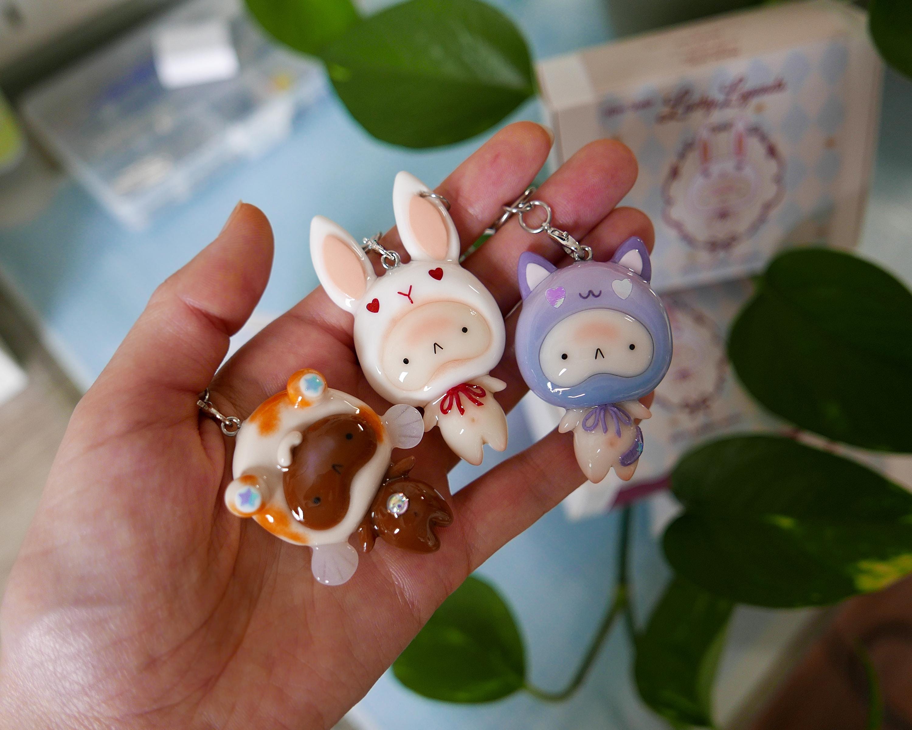 ポリマークレイのキーホルダー - Etsy 日本