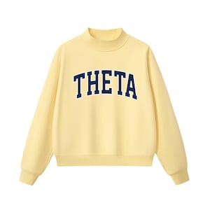 Sorority Fleece Mock Neck Short Set - Kappa Alpha Theta
