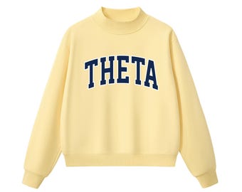 Sorority Fleece Mock Neck Short Set - Kappa Alpha Theta