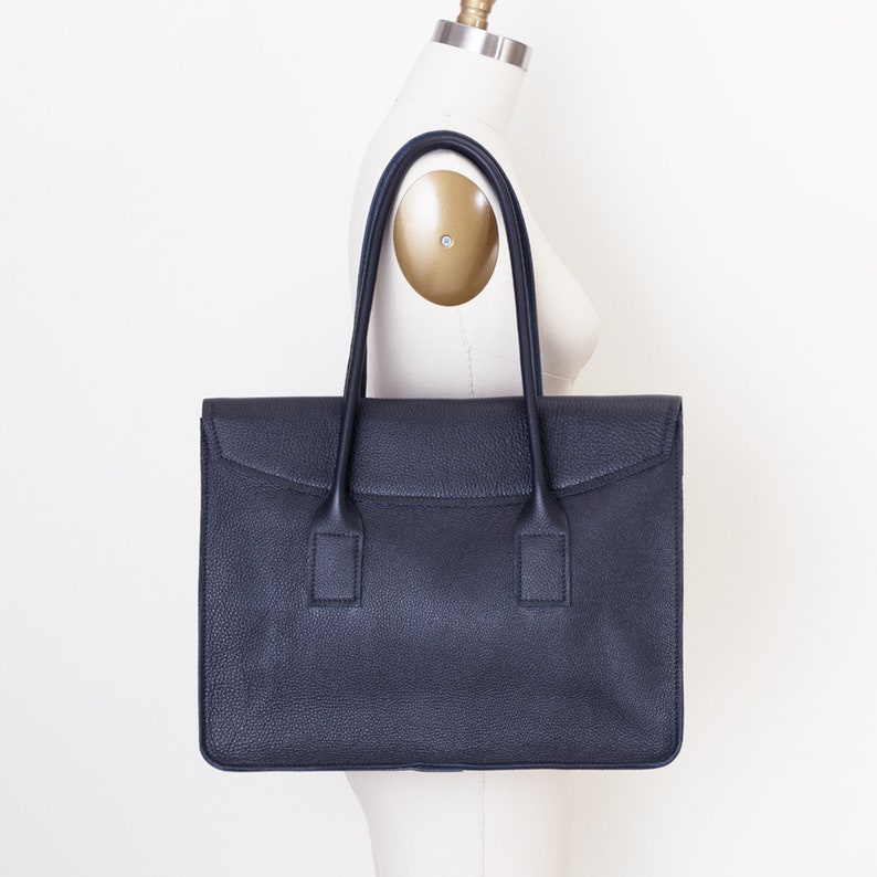 Women's Leather Briefcase Professional Laptop Tote Etsy