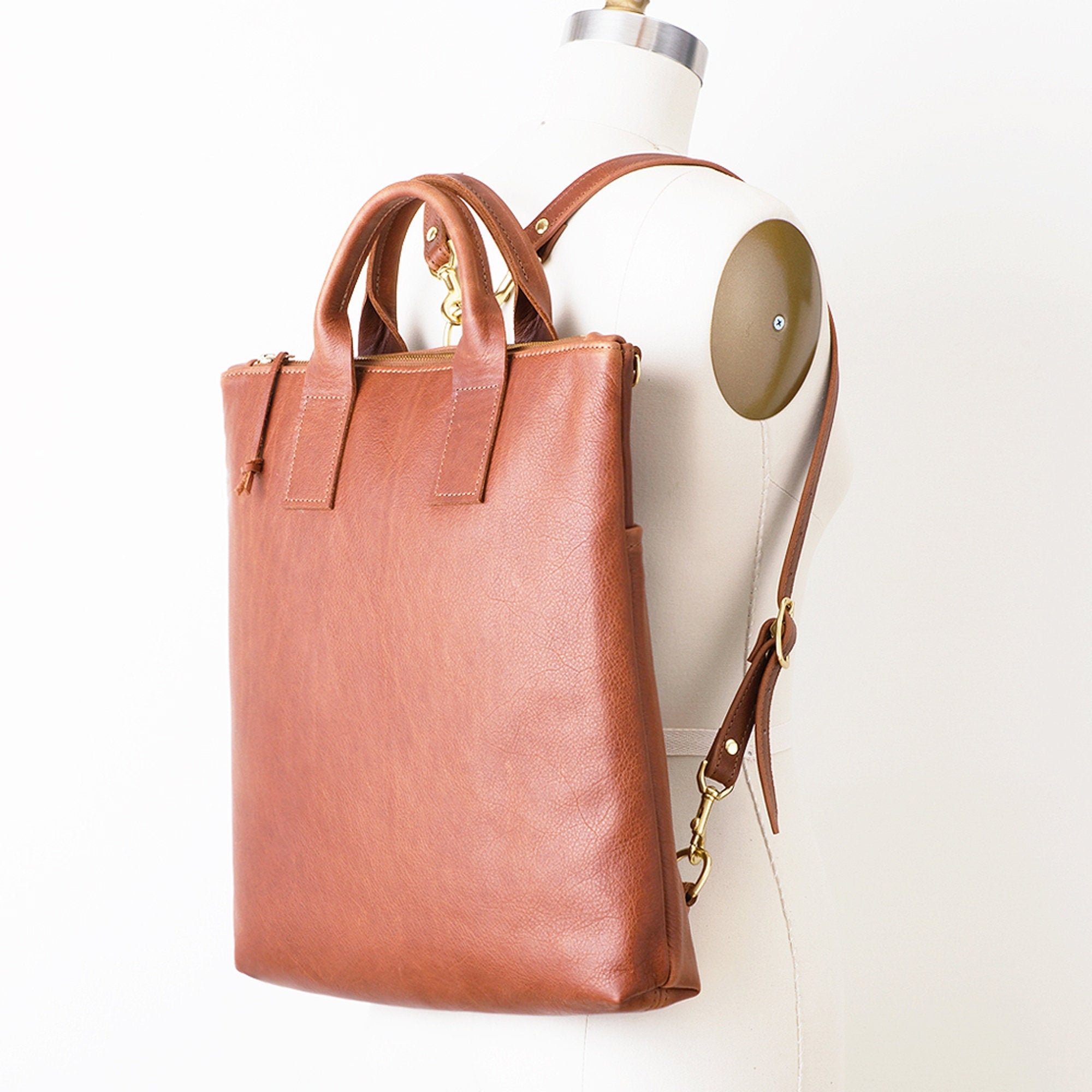 professional leather backpack