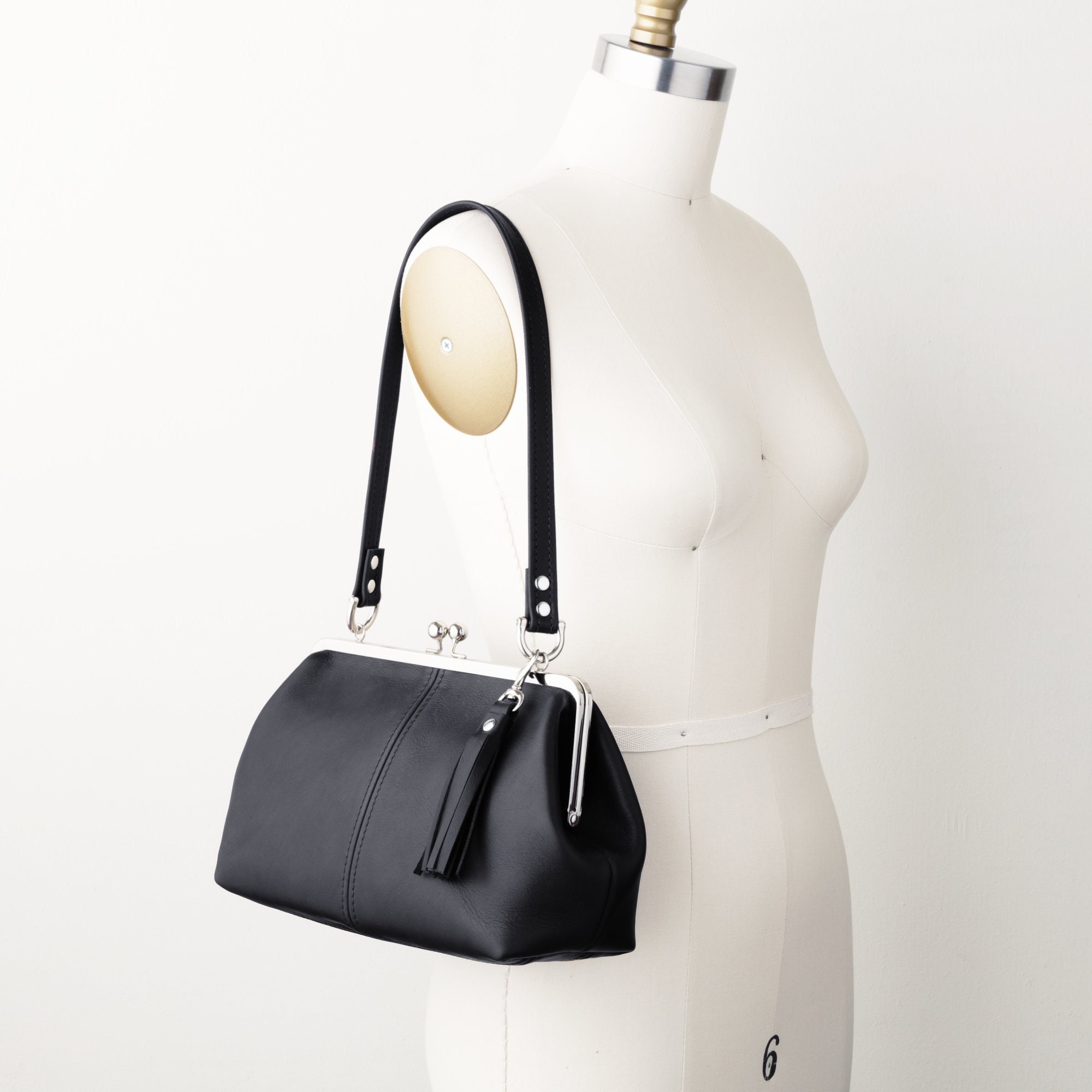 Purse with lock and key shop