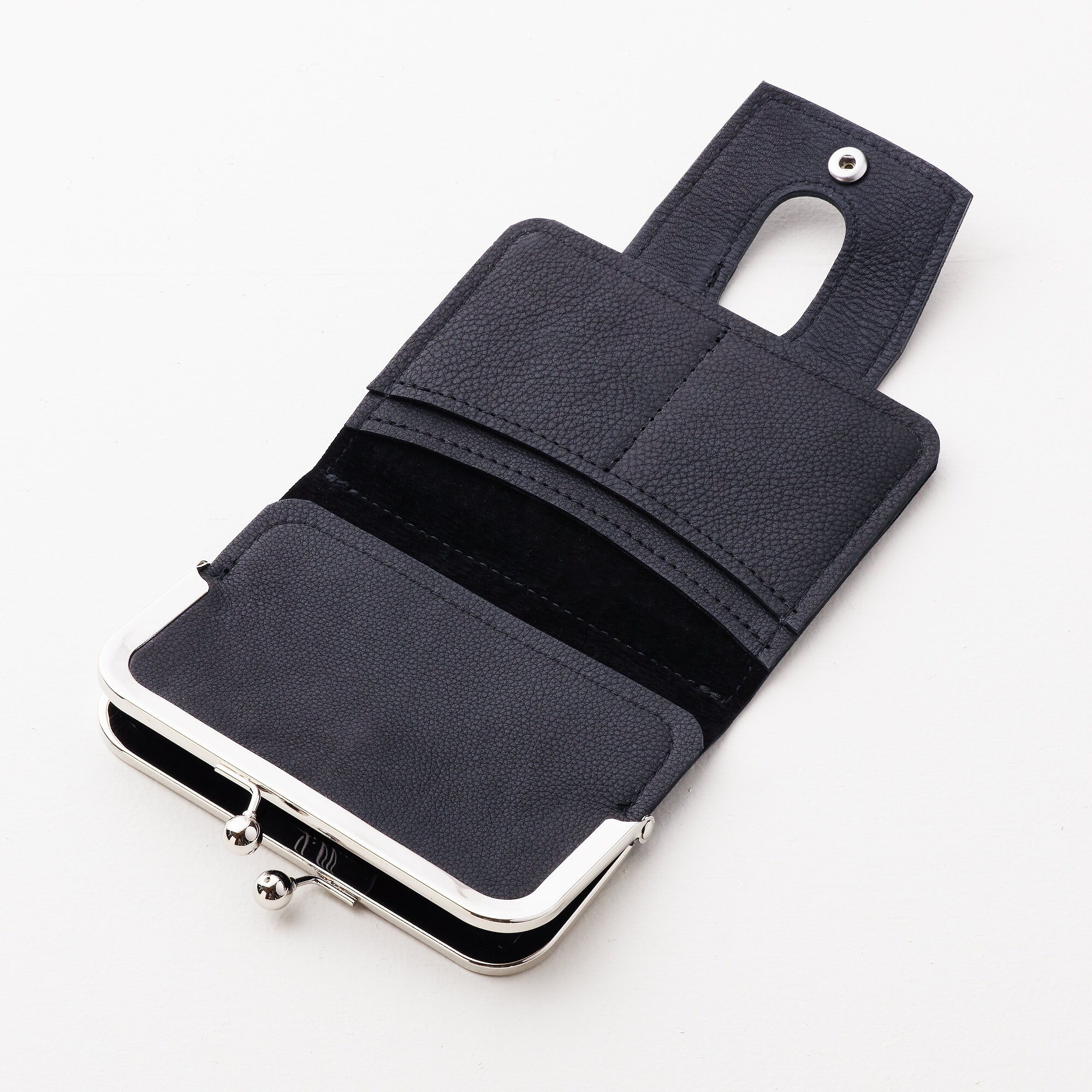 Small Monogrammed Kiss Lock Wallet Personalized Passport and Etsy