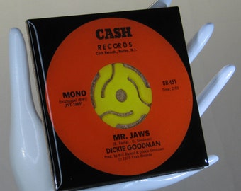 Dickie Goodman - Music Drink Coaster Made with The Original 45 rpm Record