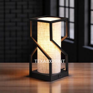 Modern Table Lamp – Dimmable Bedside Light with Full Touch Control, Minimalist Nightstand Lamp for Bedroom or Office