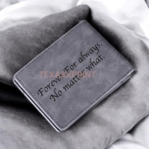 Personalisierte Geldbörse mit Gravur - Retro-Multifunktions-Brieftasche mit Kartenhalter und Münztasche, perfektes Geschenk zum Vatertag