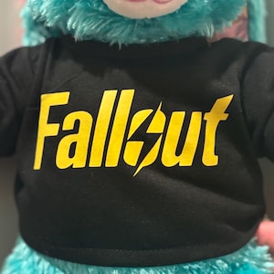 custom fallout inspired bear shirt