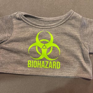 custom biohazard bear shirt