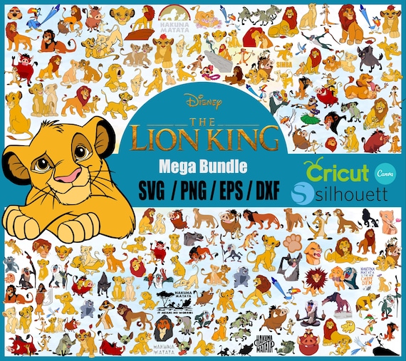 Lion King SVG Mega Bundle: Simba, Hakuna Matata (Digital Download)