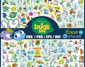A Bug&#39;s Life Mega Bundle Cliparts Bundle,A Bug&#39;s Life SVG Cartoon Sublimation Cliparts,A Bug&#39;s Life Themed Birthday Sublimation Cliparts PNG