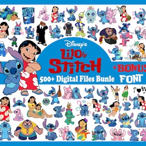 Lilo And Stitch MEGA Bundle, stitch clipart, stitch png, lilo and stitch svg, cricut svg, silhouette svg,stitch layered,stitch svg cricut