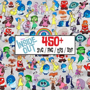 Inside Out 2 PNG, Inside Out 2 Clipart bundle, Inside Out 2 Download, Inside Out PNG, Anger Joy Sadness Embarrassment Anxiety, Envy