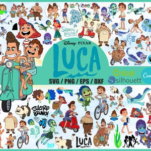 Luca Clipart PNG Digital Download, Luca shirts, Luca birthday invitation, Movie decor transparent background