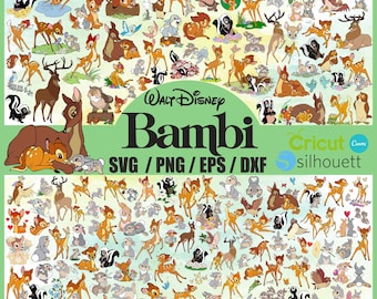 Bambi Mega Bundle, Bambi Svg, Bambi clipart, Bambi Deer png, Thumper Rabbit Clipart, instant download, Bambi cricut, Miss bunny svg