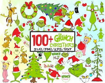 Grinch Face Svg, Grinch Hand, Grinch SVG Bundle, Grinch Ornament, Grinch Smile, Christmas ,Digital Vector Cut Files, Unique Designss