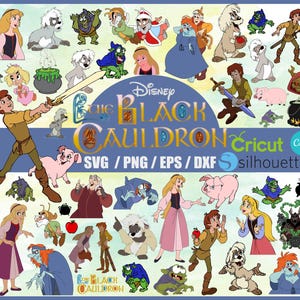 Disney Black Cauldron SVG bundle, Gurgi_Cute Svg Dxf Eps Pdf Png, Cricut, Cutting file, Vector, Clipart - Instant Download