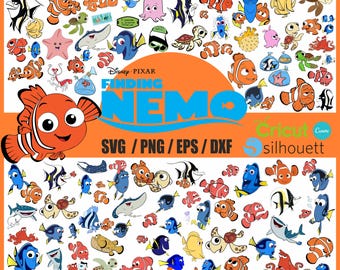 Finding Nemo SVG Bundle, Dory Svg & Png Files for Cricut, Nemo Png, Finding Nemo Svg for Shirts, Instant Download