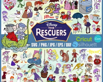 The Rescuers SVG Bundle, Disney Cricut Files (Digital Download)