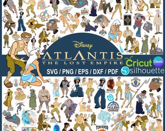 Atlantis Clipart (svg, png, dxf, eps, pdf) Digital Download