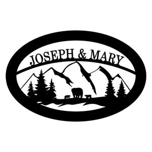 Custom Deer Hunting Sign - Personalized Hunter Name Sign - Hunting Metal Sign - Cabin Decor - Man cave Sign - Hunter Gift - Outdoor Decor