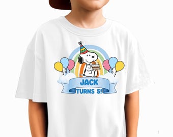 Camiseta de cumpleaños personalizada para niños, sudadera con nombre personalizado, camiseta de cumpleaños con dibujos de cachorros, camiseta de fiesta infantil