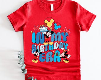 Mickey Birthday Boy Shirt, Disney In My Birthday Era Shirt, Birthday Boy Sweatshirt, Birthday Family Vacation Tee, Mickey Party Shirt