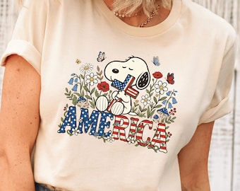 Patriotic Dog Shirt, America Flag Puppy Tee, Fourth of July Shirt, USA Dog Lover Shirt, Independence Day Sweatshirt
