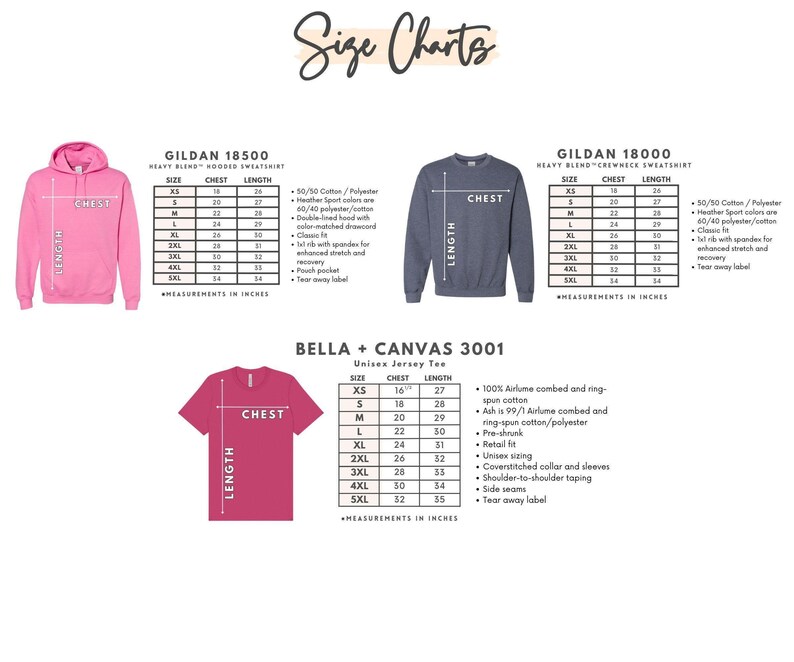 a pink hoodie and a blue hoodie with the names of the hoodies