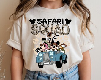 Safari Squad Bundle T-shirt, Disney Friends Safari Team Sweatshirt, Animal Kingdom Safari Squad T-shirt, Disney Safari Kids Shirt,