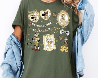 Mickey And Friends Leopard Coquette, Animal Kingdom Sweatshirt, Disney Safari Mode Let's Get Wild Tee, Magic Kingdom Family Vacation Trip