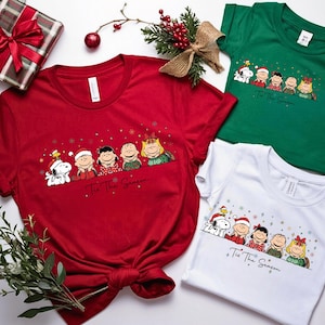 Retro Christmas Cartoon Shirt | Vintage Holiday Friends Tee | Classic Cozy Christmas Sweatshirt | Family Matching Xmas Top image 3