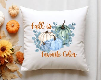 Fall Is My Favorite Color Pillow Cover | 18x18 Autumn Throw Pillow | Farmhouse Fall Decor | Thanksgiving Cushion Cover