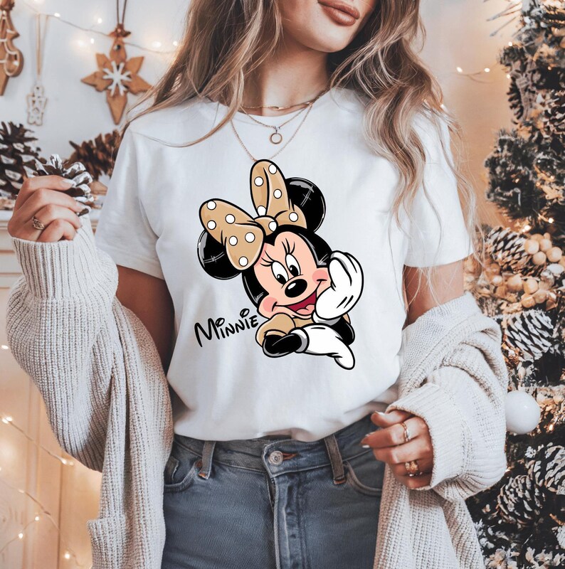 Leopard Minnie Mouse Sweatshirt, Disney Safari Shirt, Animal Kingdom Sweater, Disney Girls Trip Shirt, Disneyland Magic Kingdom Trip Shirt image 4