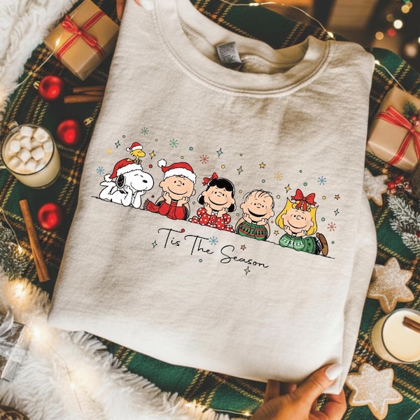 Retro Christmas Cartoon Shirt | Vintage Holiday Friends Tee | Classic Cozy Christmas Sweatshirt | Family Matching Xmas Top