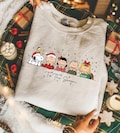 Retro Christmas Cartoon Shirt | Vintage Holiday Friends Tee | Classic Cozy Christmas Sweatshirt | Family Matching Xmas Top