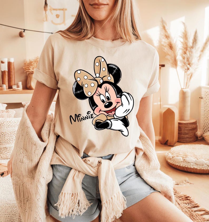Leopard Minnie Mouse Sweatshirt, Disney Safari Shirt, Animal Kingdom Sweater, Disney Girls Trip Shirt, Disneyland Magic Kingdom Trip Shirt image 3