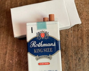 Vintage Rothmans Cigarettes Plastic Lighter Made in Korea 1980s