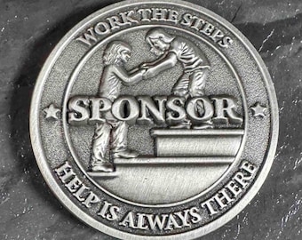 Women's Sobriety Support Coin - Recovery Gift