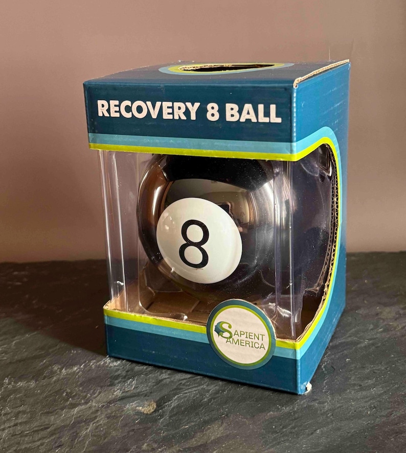 Recovery 8 Ball - Funniest Sobriety Gift image 2