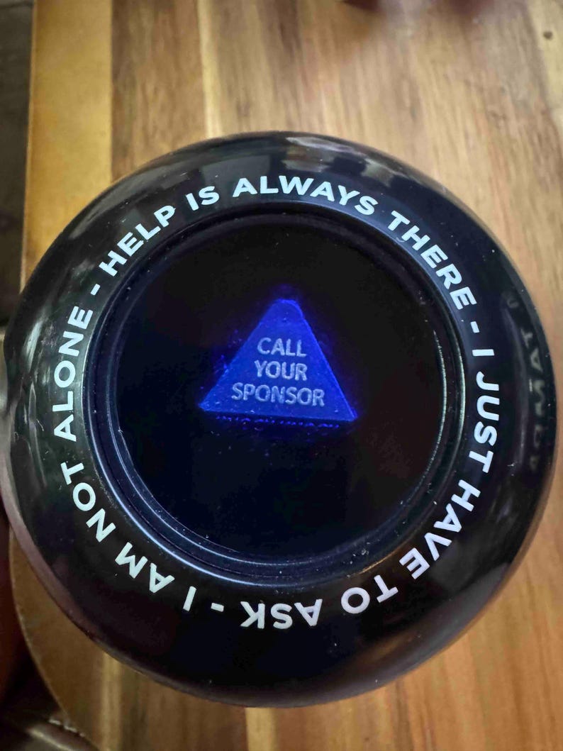 Recovery 8 Ball - Funniest Sobriety Gift image 7
